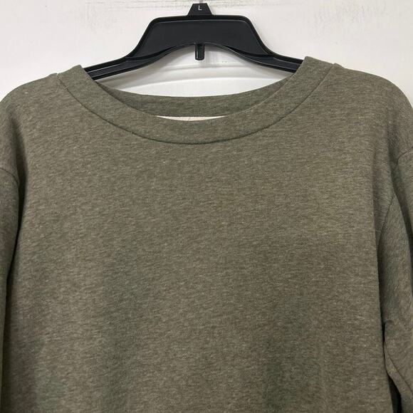 POL Green With Velvet Bows Embroidered Floral Quirky Unique Sweatshirt Large - Picture 4 of 13